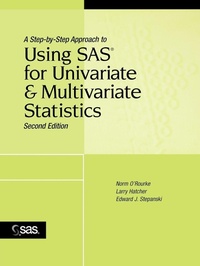 Enlarge image Cover: A Step-by-Step Approach to Using SAS for Univariate and Multivariate Statistics - Wiley