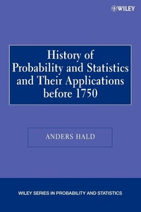 Abbildung von: A History of Probability and Statistics and Their Applications before 1750 - Wiley