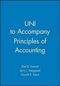 Cover: Uni to Accompany Principles of Accounting, 1e - Wiley