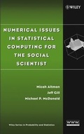 Cover: Numerical Issues in Statistical Computing for the Social Scientist - Wiley