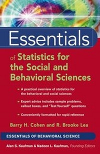 Enlarge image Cover: Essentials of Statistics for the Social and Behavioral Sciences - Wiley