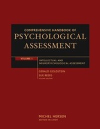 Enlarge image Cover: Comprehensive Handbook of Psychological Assessment, Volume 1 - Wiley