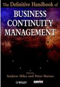 Cover: The Definitive Handbook of Business Continuity Management - Wiley