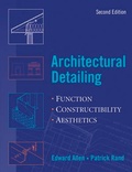 Cover: Architectural Detailing - Wiley