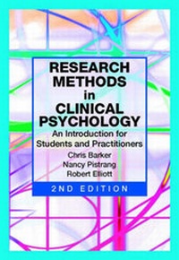 Enlarge image Cover: Research Methods in Clinical Psychology - Wiley