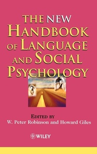Abbildung von: The New Handbook of Language and Social Psychology - Wiley