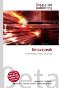 Cover: Emacspeak - Betascript Publishing