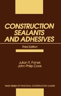 Cover: Construction Sealants and Adhesives - Wiley
