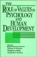 Cover: The Role of Values in Psychology and Human Development - Wiley