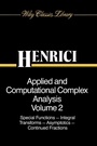 Cover: Applied and Computational Complex Analysis, Volume 2 - Wiley