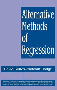 Enlarge image Cover: Alternative Methods of Regression - Wiley