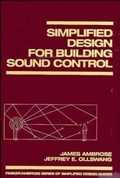 Cover: Simplified Design for Building Sound Control - Wiley
