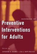 Cover: Handbook of Preventive Interventions for Adults - Wiley