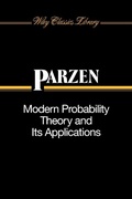 Cover: Modern Probability Theory and Its Applications - Wiley