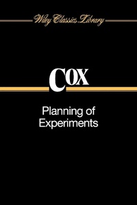 Enlarge image Cover: Planning of Experiments - Wiley