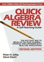 Cover: Quick Algebra Review - Wiley