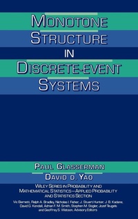 Enlarge image Cover: Monotone Structure in Discrete-Event Systems - Wiley