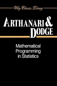 Enlarge image Cover: Mathematical Programming in Statistics - Wiley