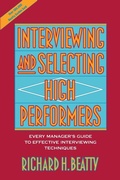 Cover: Interviewing and Selecting High Performers - Wiley
