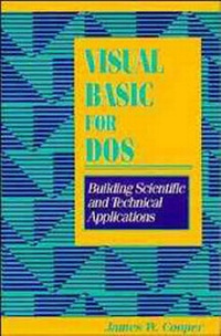 Abbildung von: Visual BASIC for DOS - Wiley