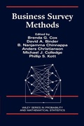 Cover: Business Survey Methods - Wiley
