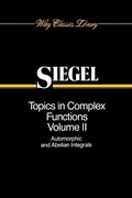 Cover: Topics in Complex Function Theory, Volume 2 - Wiley