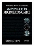 Cover: Applied Microeconomics Tm t/a (Paper Only) - Wiley