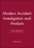Cover: Modern Accident Investigation and Analysis - Wiley