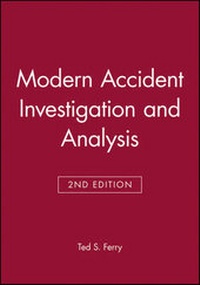 Enlarge image Cover: Modern Accident Investigation and Analysis - Wiley