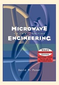 Enlarge image Cover: Microwave Engineering - Wiley