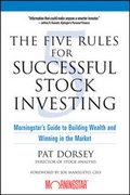 Cover: The Five Rules for Successful Stock Investing - Wiley
