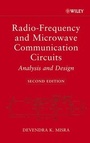 Cover: Radio-Frequency and Microwave Communication Circuits - Wiley