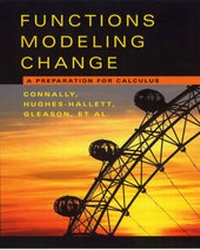 Enlarge image Cover: Functions Modeling Change: Textbook AND Student Solutions Manual - Wiley