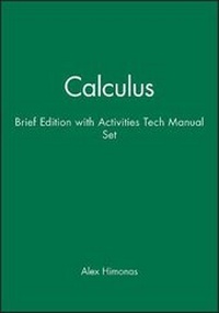 Enlarge image Cover: Brief Ed Calculus with Activities Tech Manual Set - Wiley