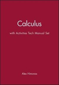 Enlarge image Cover: Calculus and Activities Tech Manual Set - Wiley