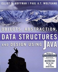 Enlarge image Cover: Objects, Abstraction, Data Structures and Design - Wiley