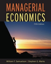 Enlarge image Cover: Managerial Economics - Wiley