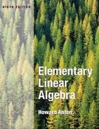 Abbildung von: Elementary Linear Algebra - Wiley