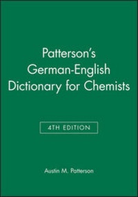 Enlarge image Cover: German-English Dictionary for Chemists - Wiley