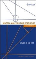 Cover: Matrix Analysis for Statistics - Wiley-Blackwell