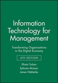 Cover: Information Technology for Management - Wiley