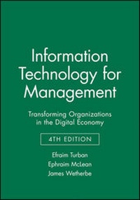 Enlarge image Cover: Information Technology for Management - Wiley