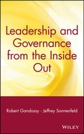 Cover: Leadership and Governance from the Inside Out - Wiley
