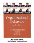 Cover: Organizational Behavior - Wiley