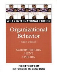 Enlarge image Cover: Organizational Behavior - Wiley