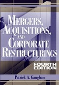 Cover: Mergers, Acquisitions, and Corporate Restructurings - Wiley