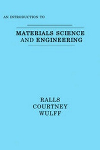 Enlarge image Cover: An Introduction to Materials Science and Engineering - Wiley