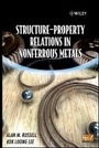 Cover: Structure Property Relations in Nonferrous Metals - Wiley