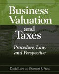 Cover: Business Valuation and Taxes - Wiley
