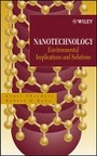 Cover: Nanotechnology - Environmental Implications and Solutions - Wiley